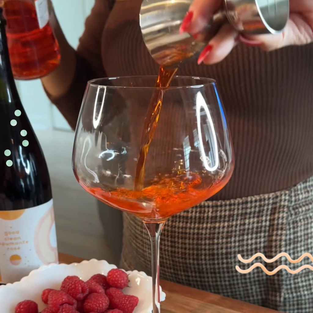 Valentine's Day Lambrusco Spritz Recipe