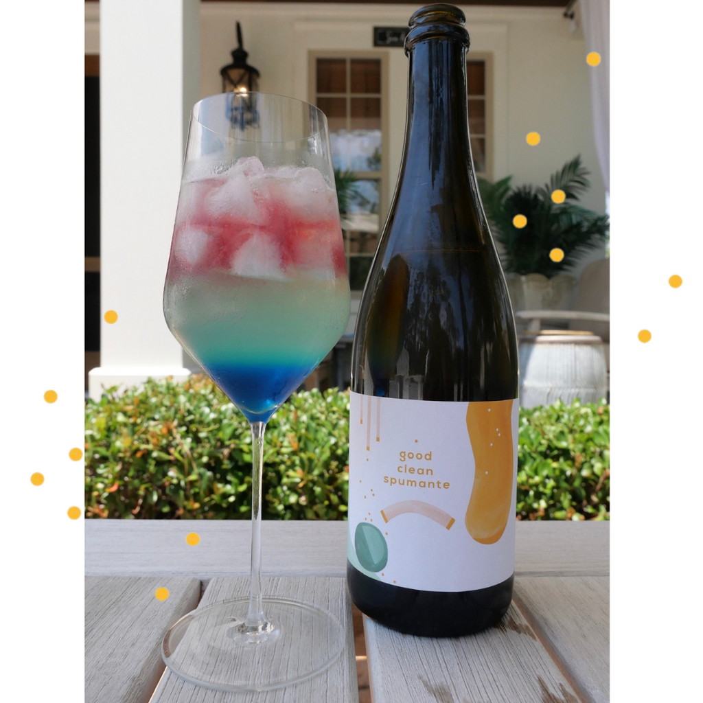 Bomb Pop Spritz: Layered Cocktail Recipe