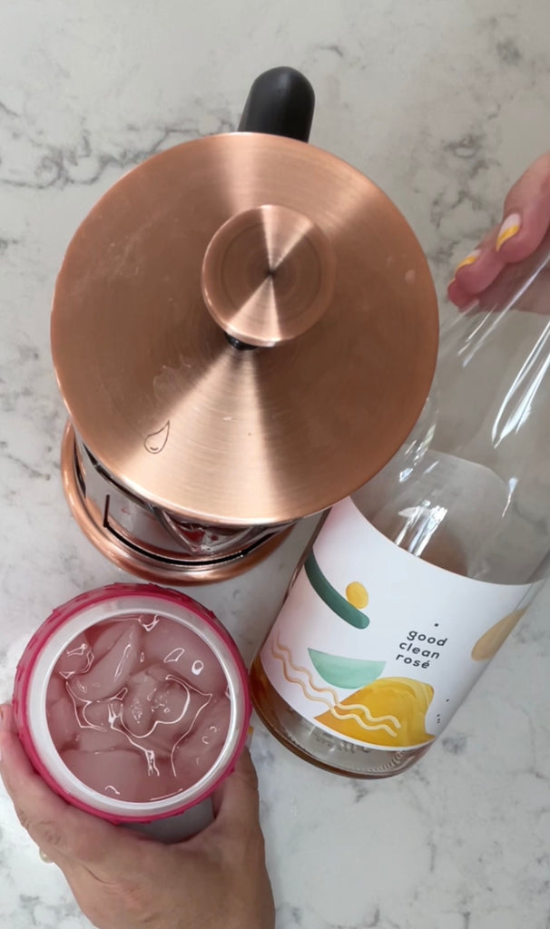 French Press Rosé Sangria