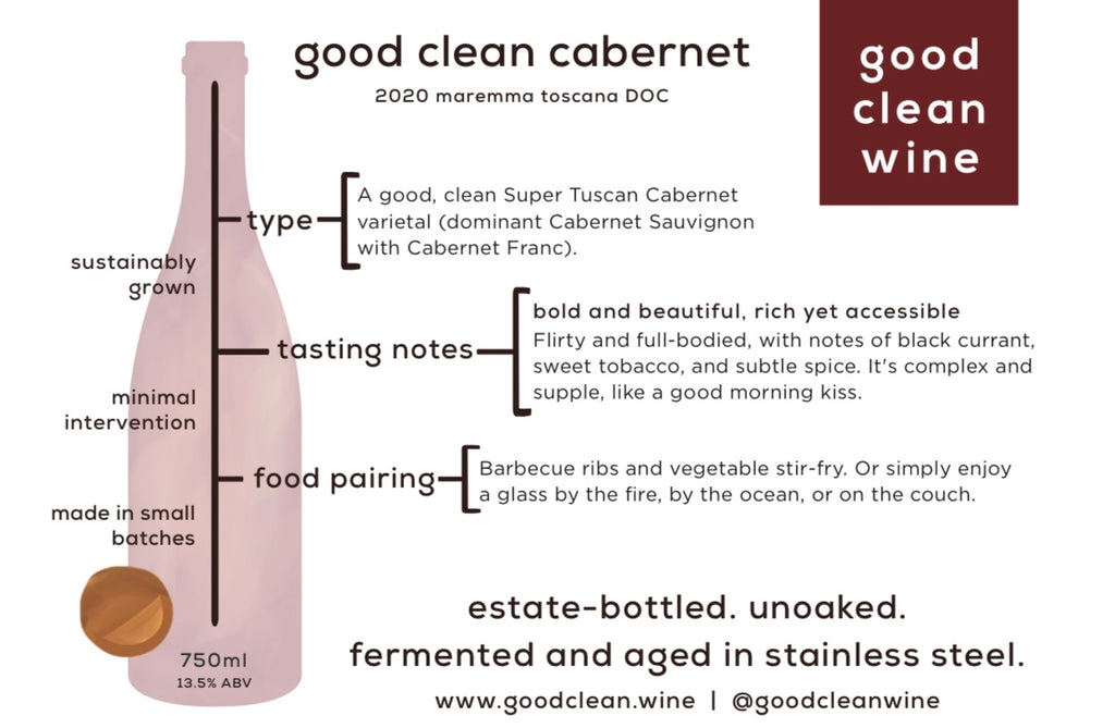 get to know good clean cabernet