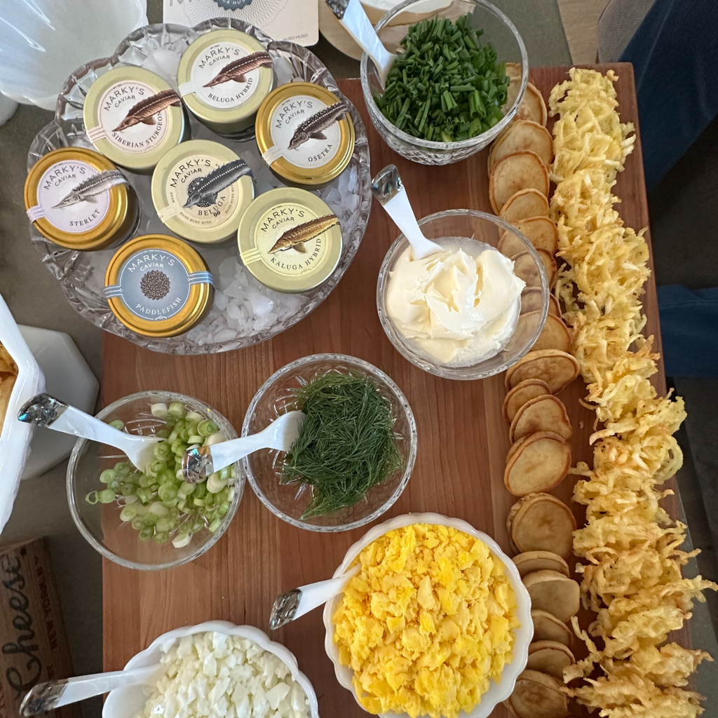 Homemade Caviar Blini Recipe + Wine Pairing