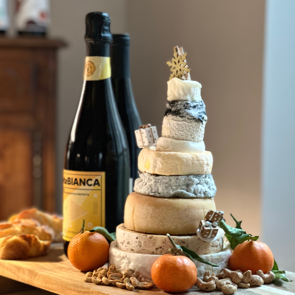 How to Build a Grand Apéro Cheese Tower (Cheese "Cake") + Perfect Wine Pairings