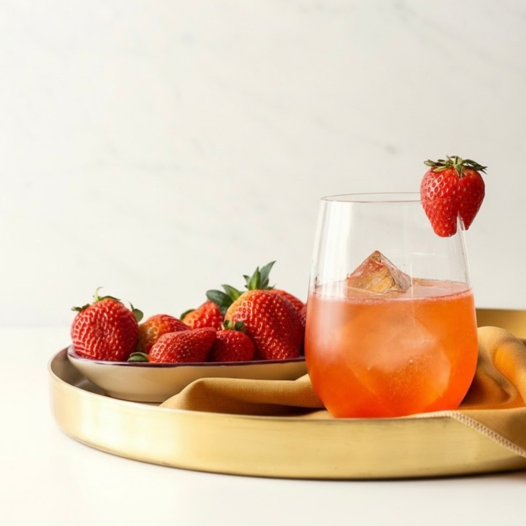 elderberry spumante rosé spritz: a flirty rosé cocktail recipe